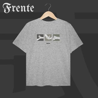 Nome do produto Camiseta Plus Size - Mão de vaca | Arte no peito