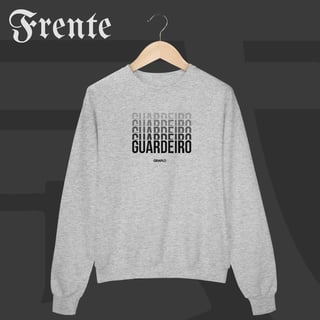 Nome do produto Camiseta Moletom Fechado - Guardeiro | Arte no peito
