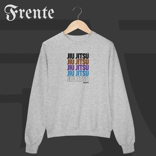 Nome do produto Moletom Fechado - Jiu-Jitsu Ranks | Arte no peito