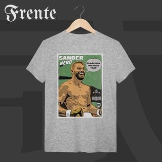 Nome do produto Camiseta T-shirt - Ninguém vence uma pessoa feliz | Arte no peito