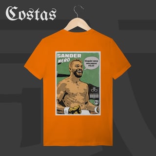 Nome do produto Camiseta T-Shirt - Ninguém vence uma pessoa feliz | Arte nas costas