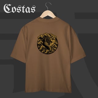 Nome do produto Camiseta Oversized - Sea Dragon | Arte nas costas