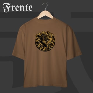 Nome do produto Camiseta Oversized - Sea Dragon | Arte no peito