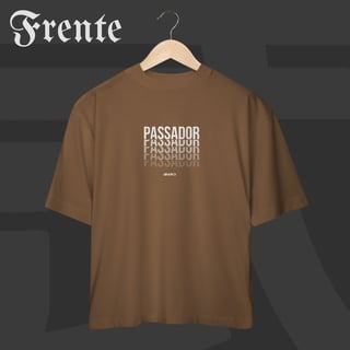 Nome do produto Camiseta Oversized - Passador | Arte no peito