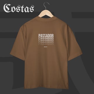 Nome do produto Camiseta Oversized - Passador | Arte nas costas