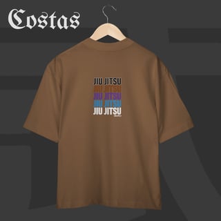 Nome do produto Camiseta Oversized - Jiu-Jitsu Ranks | Arte nas costas