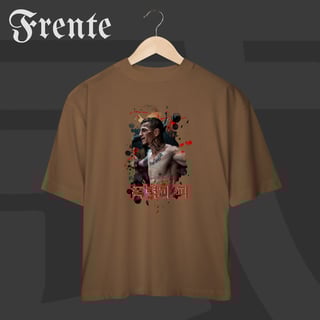 Nome do produto Camiseta Oversized - TRG Violence and Blood Coreano | Arte no peito