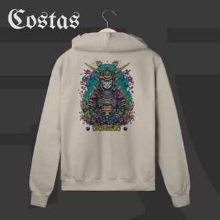 Nome do produto Moletom Zíper - Bugeisha | Arte nas costas