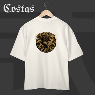 Nome do produto Camiseta Oversized - Sea Dragon | Arte nas costas
