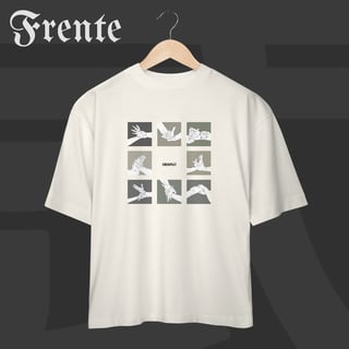 Nome do produto Camiseta Oversized - Mão de vaca | Arte no peito