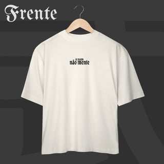 Nome do produto Camiseta Oversized - TRG O suor não mente | Arte no peito