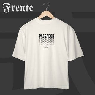 Nome do produto Camiseta Oversized - Passador | Arte no peito