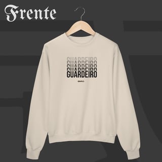 Nome do produto Camiseta Moletom Fechado - Guardeiro | Arte no peito