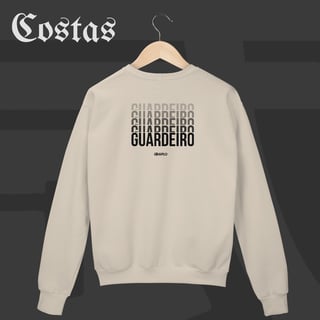 Nome do produto Moletom Fechado - Guardeiro | Arte nas costas