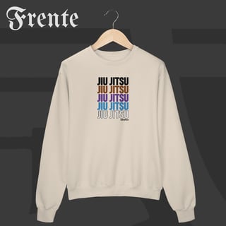 Nome do produto Moletom Fechado - Jiu-Jitsu Ranks | Arte no peito