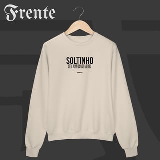 Nome do produto Moletom Fechado - Soltinho | Arte no peito