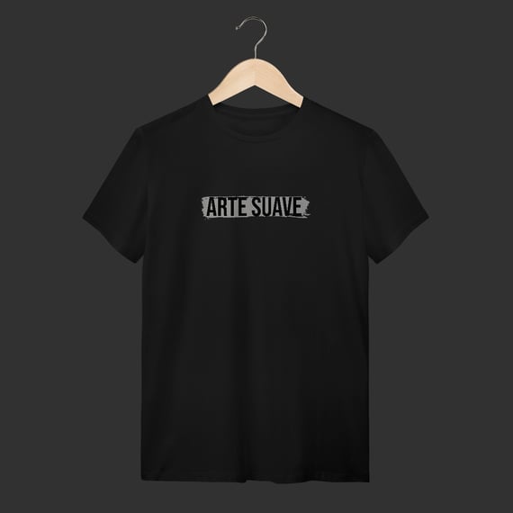 Camiseta T-Shirt - Arte suave faixa branca
