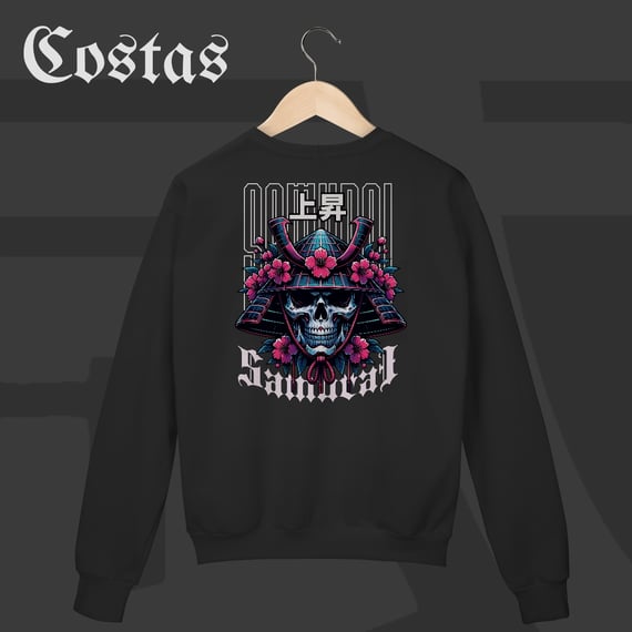 Moletom Fechado - Death Blossom | Arte nas costas