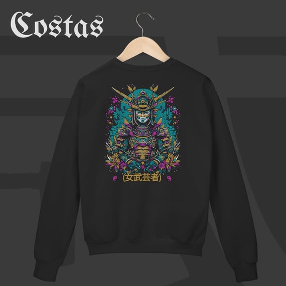 Moletom Fechado - Bugeisha | Arte nas costas