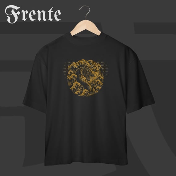 Camiseta Oversized - Sea Dragon | Arte no peito