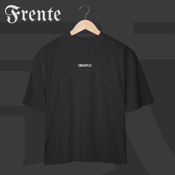 Camiseta Oversized - Graplo | Arte no peito