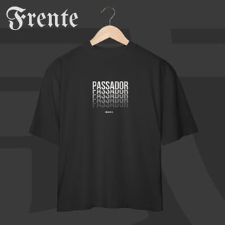 Nome do produto Camiseta Oversized - Passador | Arte no peito