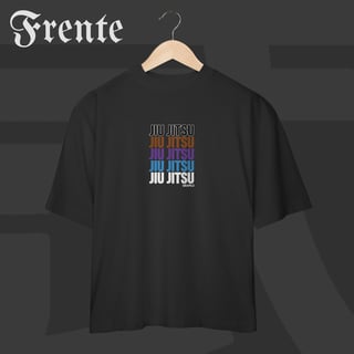 Camiseta Oversized - Jiu-Jitsu Ranks | Arte no peito