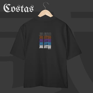 Camiseta Oversized - Jiu-Jitsu Ranks | Arte nas costas
