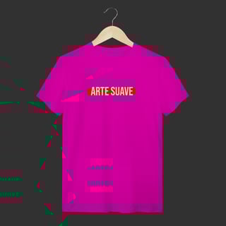 Nome do produto Camiseta T-Shirt - Arte suave faixa marrom