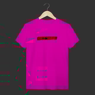 Nome do produto Camiseta T-Shirt - Arte suave faixa preta