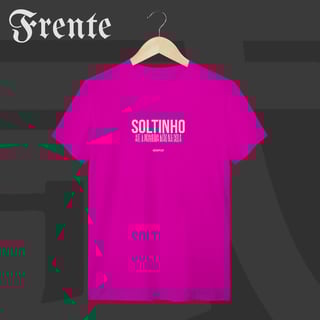 Nome do produto Camiseta T-Shirt - Soltinho | Arte no peito