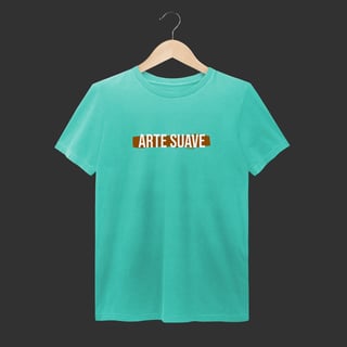 Nome do produto Camiseta Estonada - Arte suave faixa marrom