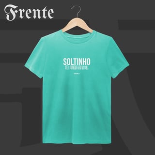 Nome do produto Camiseta Estonada - Soltinho | Arte no peito