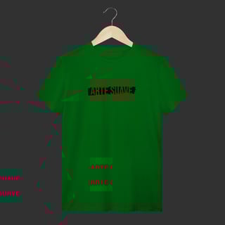 Nome do produto Camiseta T-Shirt - Arte suave faixa preta
