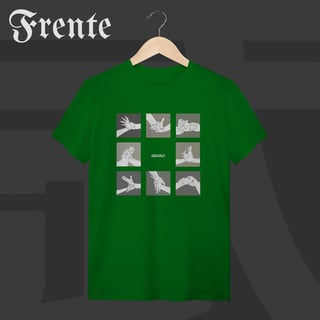 Nome do produto Camiseta T-Shirt - Mão de vaca | Arte no peito