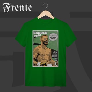 Nome do produto Camiseta T-shirt - Ninguém vence uma pessoa feliz | Arte no peito