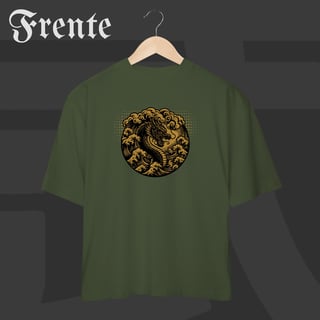 Nome do produto Camiseta Oversized - Sea Dragon | Arte no peito