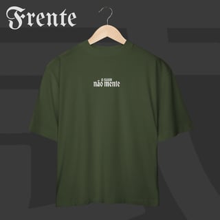 Nome do produto Camiseta Oversized - TRG O suor não mente | Arte no peito