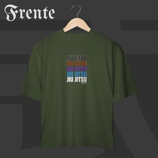 Nome do produto Camiseta Oversized - Jiu-Jitsu Ranks | Arte no peito