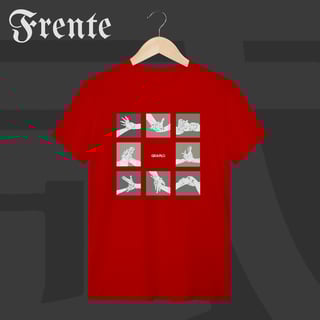 Nome do produto Camiseta T-Shirt - Mão de vaca | Arte no peito