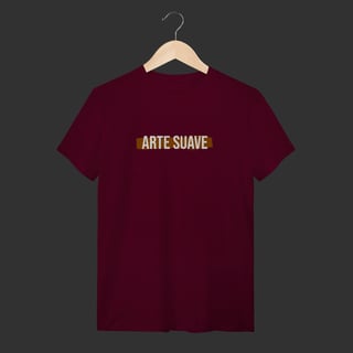 Nome do produto Camiseta T-Shirt - Arte suave faixa marrom