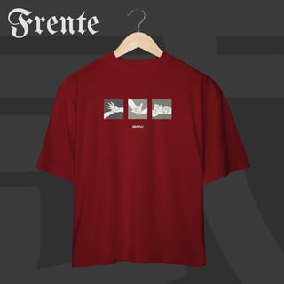 Nome do produto Camiseta Oversized - Mão de vaca | Arte no peito