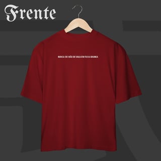 Nome do produto Camiseta Oversized - Nunca dei mão de vaca | Arte no peito