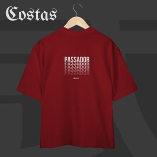 Nome do produto Camiseta Oversized - Passador | Arte nas costas