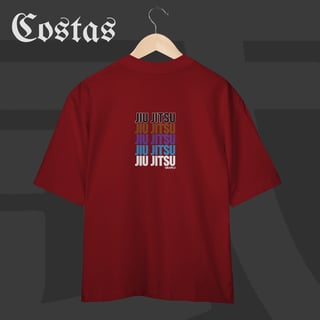 Nome do produto Camiseta Oversized - Jiu-Jitsu Ranks | Arte nas costas