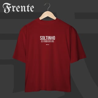 Nome do produto Camiseta Oversized - Soltinho | Arte no peito