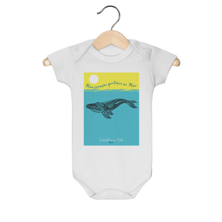 BALEIA JUBARTE - BODY INFANTIL