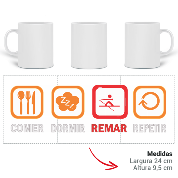 COMER DORMIR REMAR REPETIR