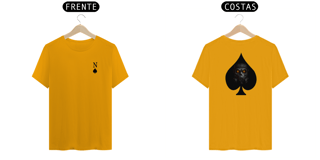 Nome do produto Camiseta modelo Quality estampa frente e costas ÁS DE ESPADAS streetwear urbanwear unisex