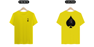 Nome do produto Camiseta modelo Quality estampa frente e costas ÁS DE ESPADAS streetwear urbanwear unisex